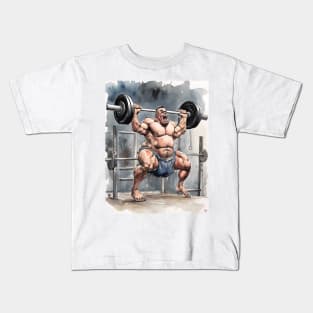 Weightlifter Kids T-Shirt